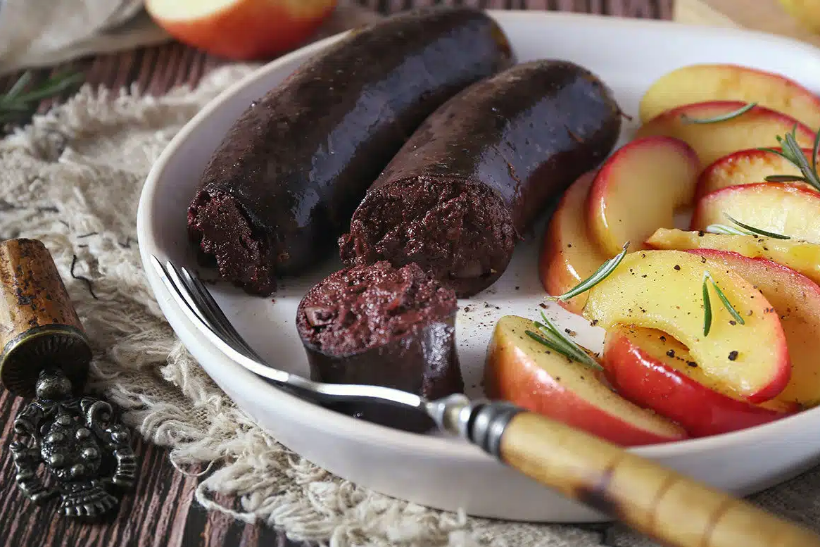 Photo recette - Boudin noir aux pommes et piment d'Espelette