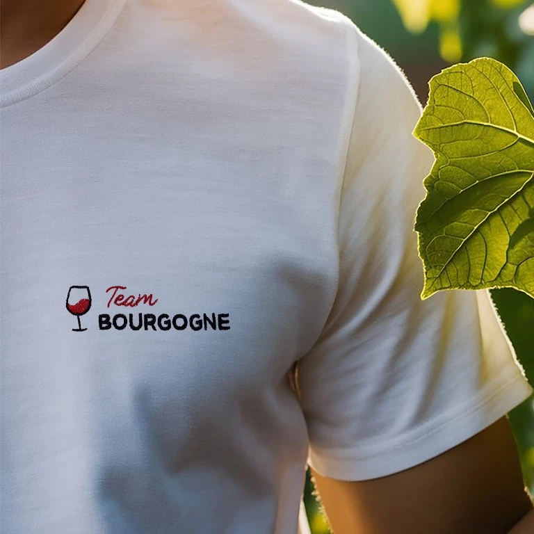 vin tshirt vignes_zoom_bourgogne