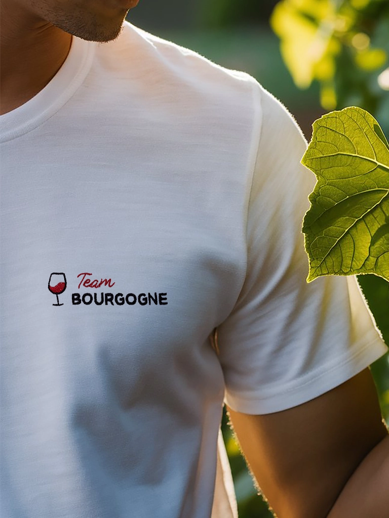 vin tshirt vignes_zoom_bourgogne