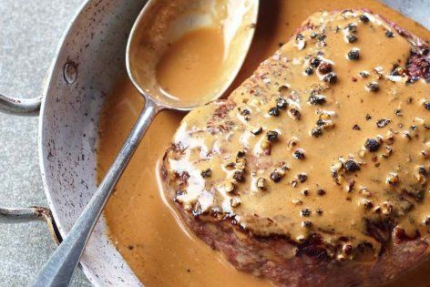 Photo recette - Steak au Poivre flamblé